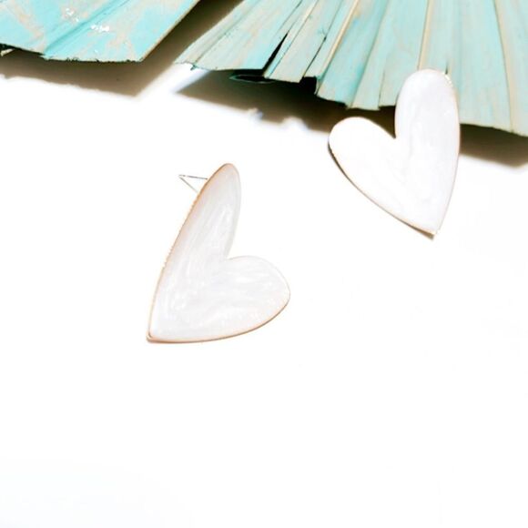 Heart earrings #556  - Picture 3 of 7